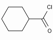 环己甲酰氯，环已基甲酰氯，环己基碳酰氯，环己烷甲酰氯，六氢苯甲酰氯，环己基甲酰氯，CAS号2719-27-9，C7H11ClO，环己甲酰氯分子结构式